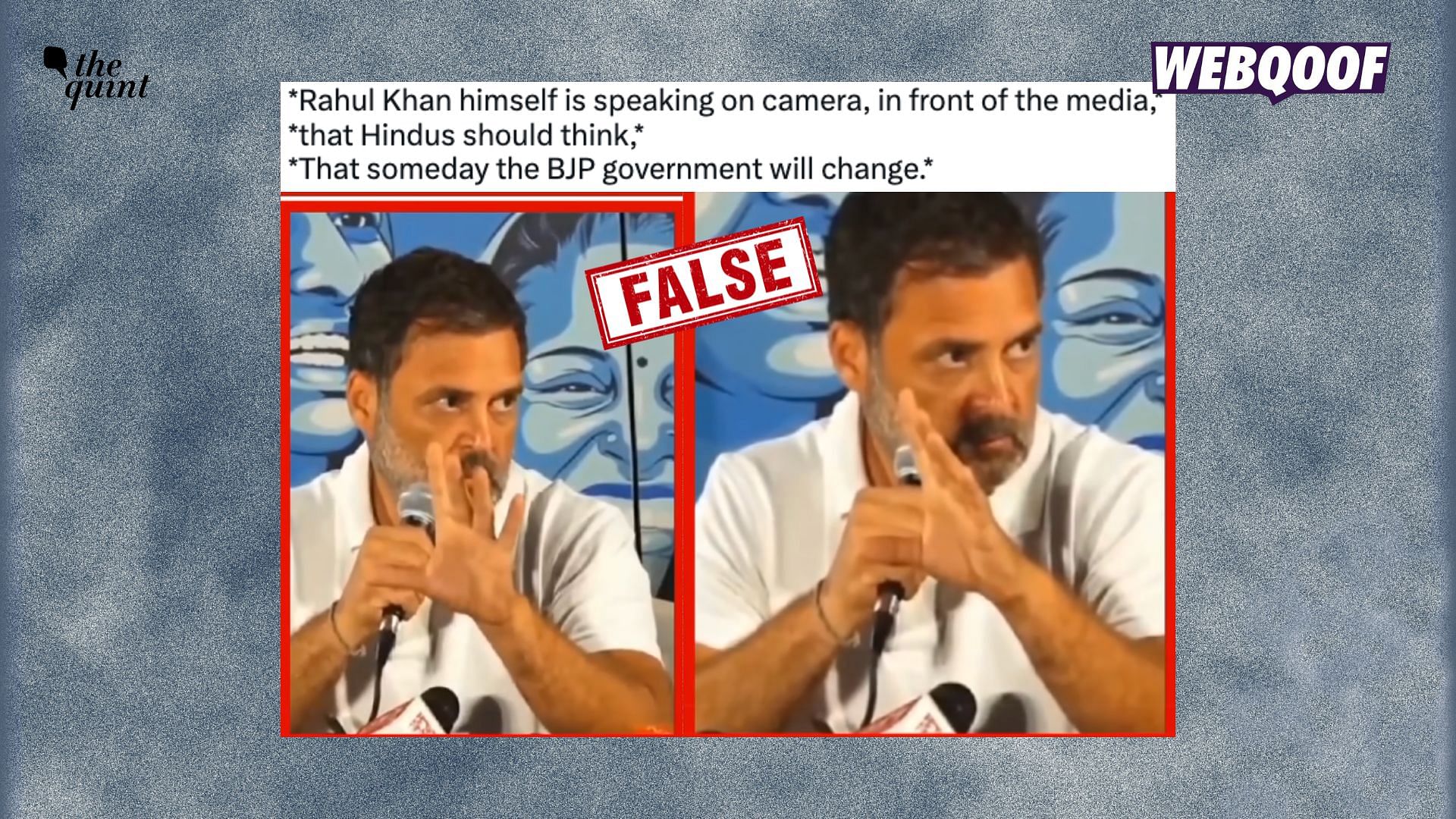 <div class="paragraphs"><p>The viral video is clipped. Rahul Gandhi did not make statements about action against Hindus once the BJP loses power.</p></div>