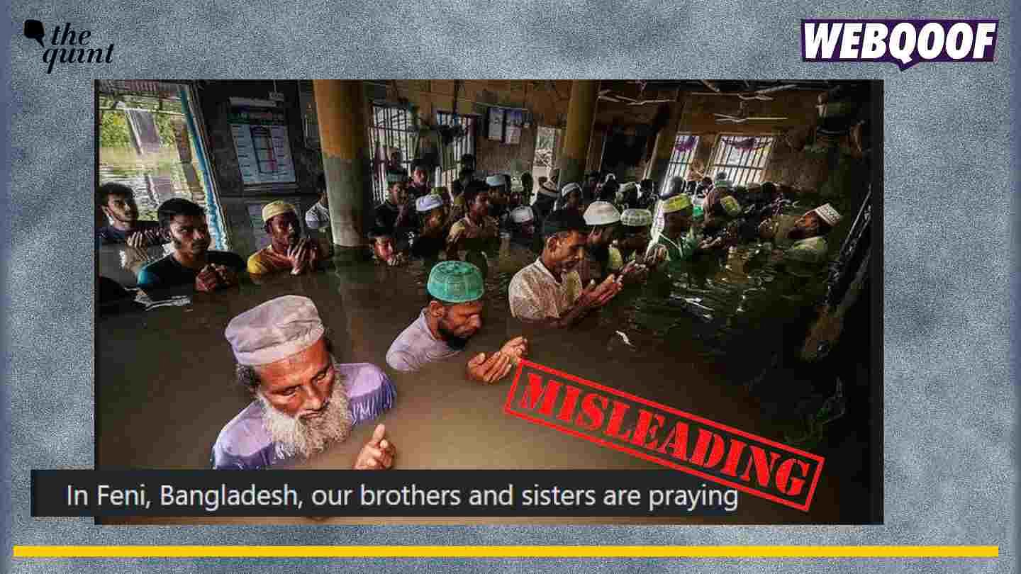 <div class="paragraphs"><p>Fact-check: An old image from Bangladesh of people praying while submerged in water is going viral to claim that it is a recent one.</p></div>