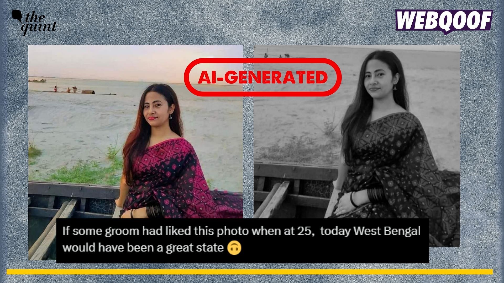 <div class="paragraphs"><p>Fact-check: An AI-manipulated image with morphed face of Mamata Banerjee is going viral to claim that it shows her younger version.</p></div>