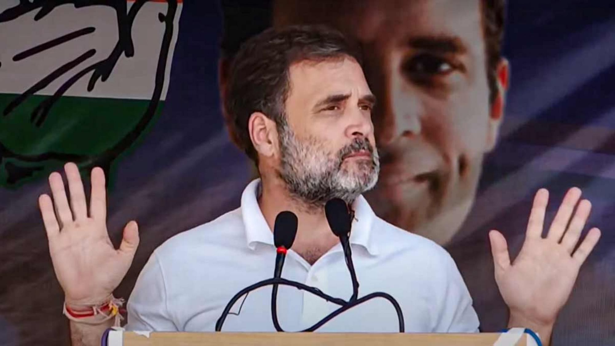 <div class="paragraphs"><p>Rahul Gandhi addressing a crowd in Jammu.</p></div>