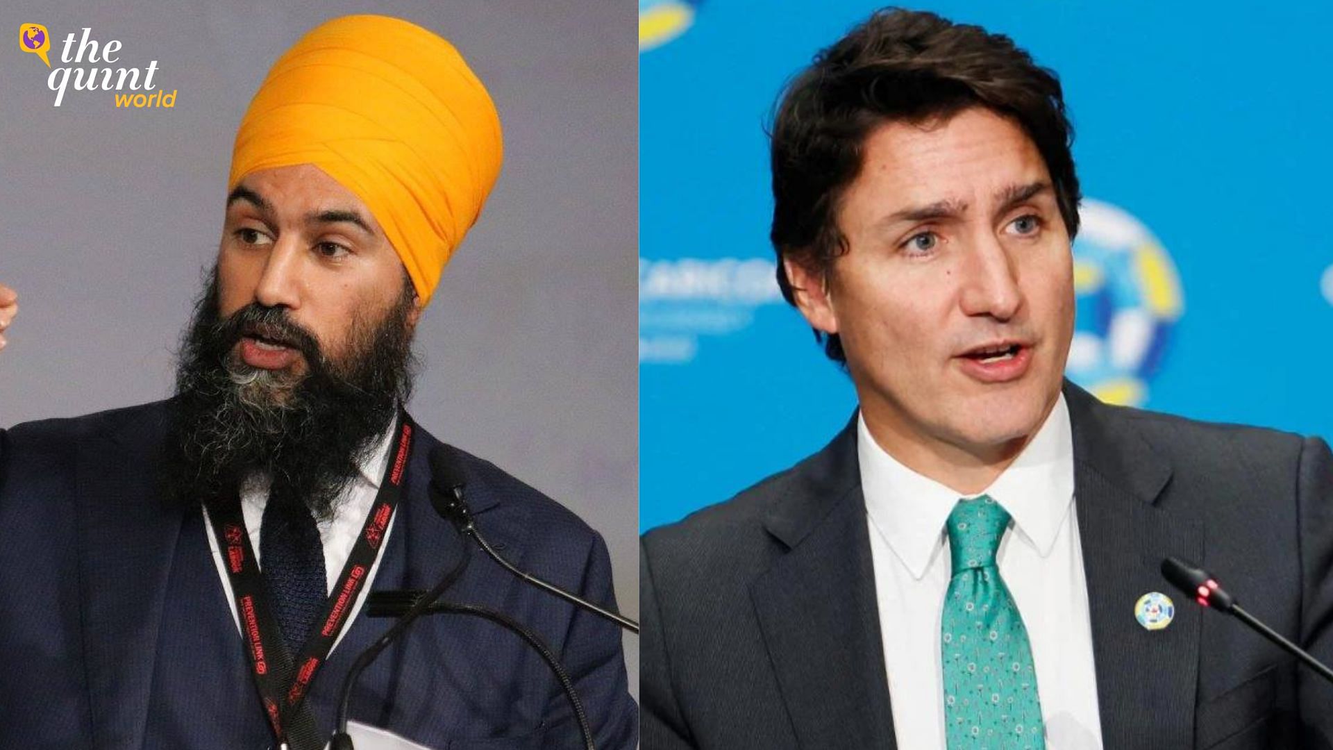 <div class="paragraphs"><p>Jagmeet Singh (left) and Justin Trudeau.&nbsp;</p></div>