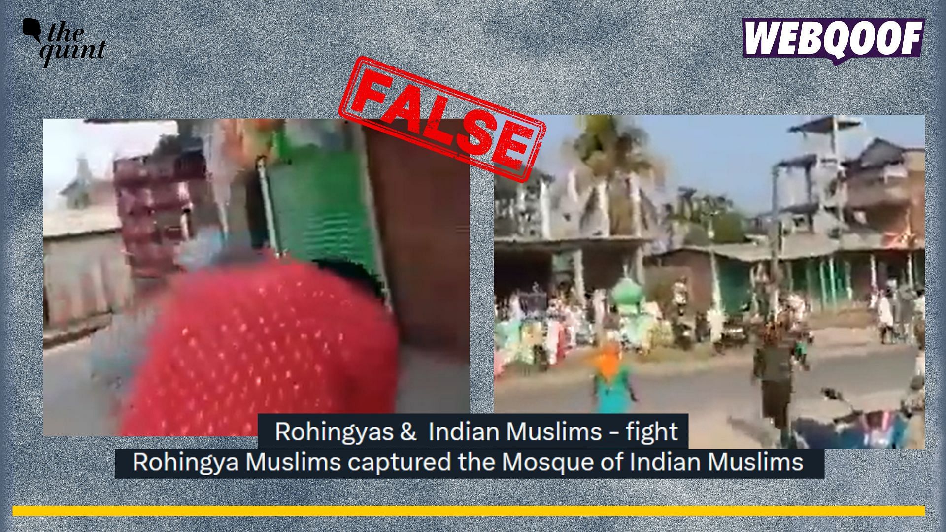 <div class="paragraphs"><p>Fact-check: An old video of an internal clash in Assam is being falsely shared as "Rohingya Muslims violently taking over a mosque of Indian Muslims."</p></div>