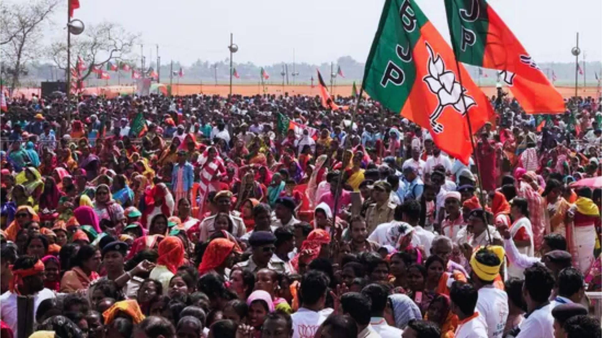 <div class="paragraphs"><p>Supporters at a BJP rally in Dhanbad, Jharkhand.&nbsp;</p></div>