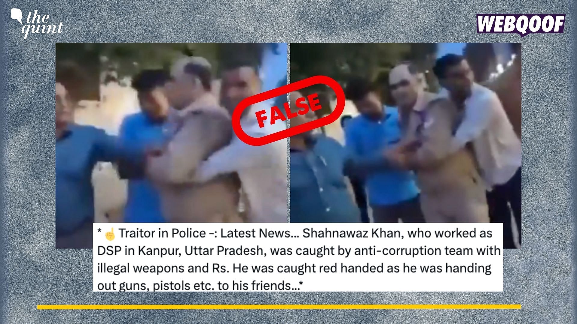 <div class="paragraphs"><p>Fact-Check: The police officer was caught accepting a bribe.&nbsp;</p></div>