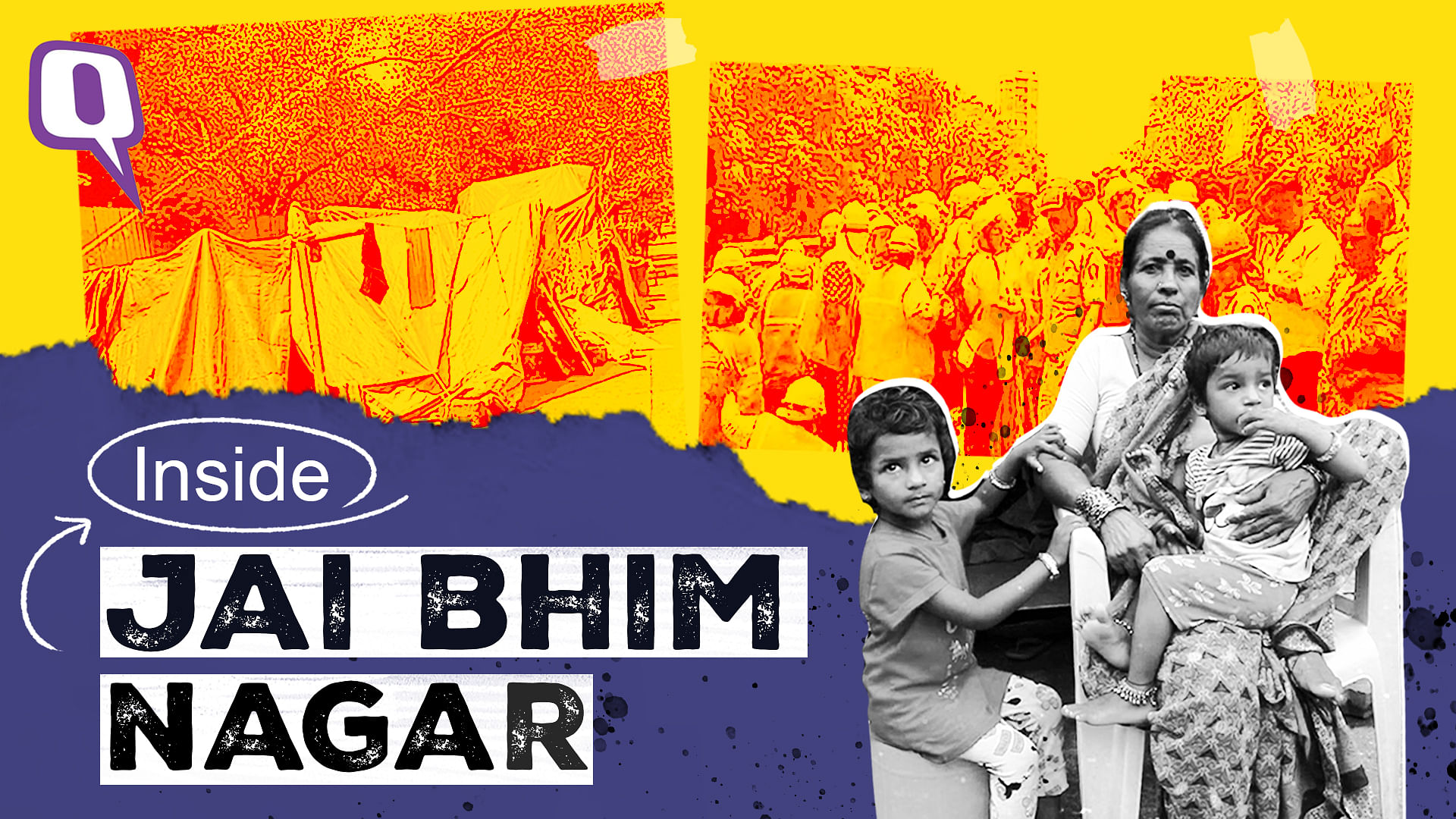 <div class="paragraphs"><p>Their spirit still intact, women, predominantly belonging to Scheduled Castes, talk to <strong>The Quint</strong> about leading the fight "for getting their homes back... getting back to Jai Bhim Nagar where they have lived for 30 years."</p></div>