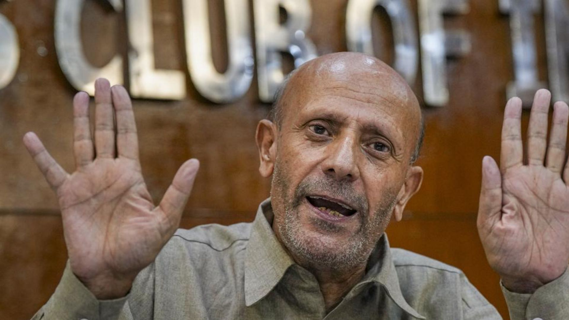 <div class="paragraphs"><p>Lok Sabha MP from Baramulla Sheikh Abdul Rashid, popularly known as Engineer Rashid, addresses a press conference at the Press Club of India (PCI), in New Delhi on September 11, 2024.</p></div>