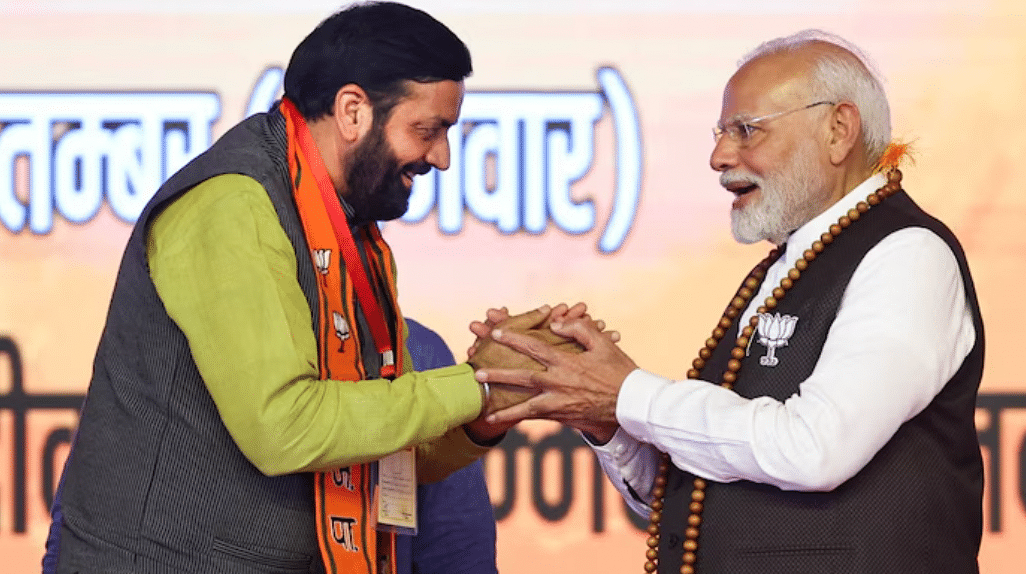 <div class="paragraphs"><p><em>PM Narendra Modi with Haryana Chief Minister Nayab Saini in Haryana's Hisar.</em></p></div>