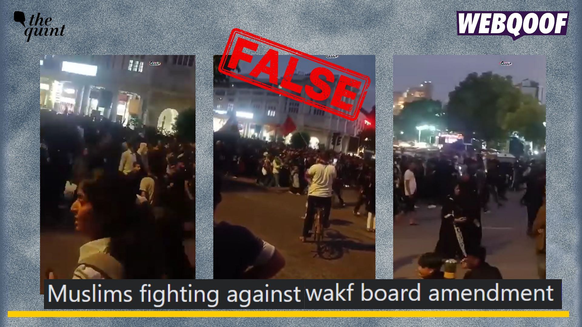 <div class="paragraphs"><p>Fact-check: An unrelated video of a Chehlum procession is being shared to falsely claim that it shows the Muslim community protesting against the Waqf Amendment Bill in Delhi.</p></div>