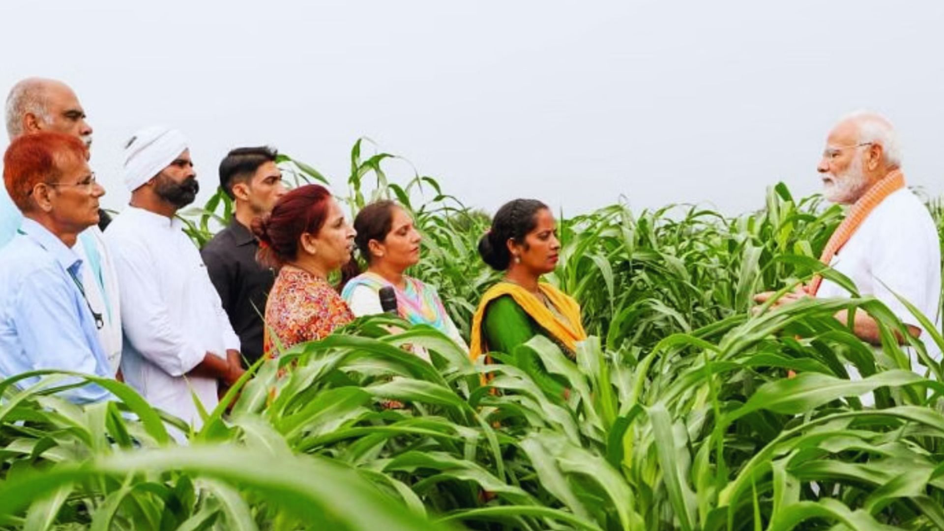 <div class="paragraphs"><p><em>Prime Minister Narendra Modi during the release of 109 high yielding, climate resilient and biofortified varieties of crops, at India Agricultural Research Institute, in New Delhi.</em></p></div>