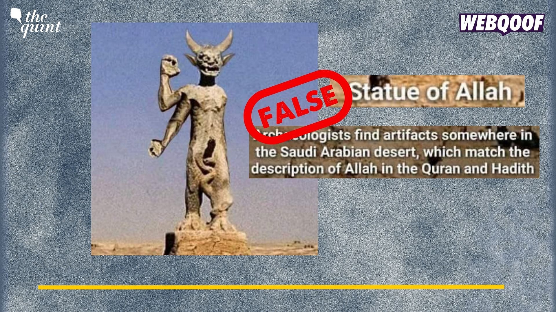 <div class="paragraphs"><p>Fact-Check: There is no statue of Allah in Islam.</p></div>