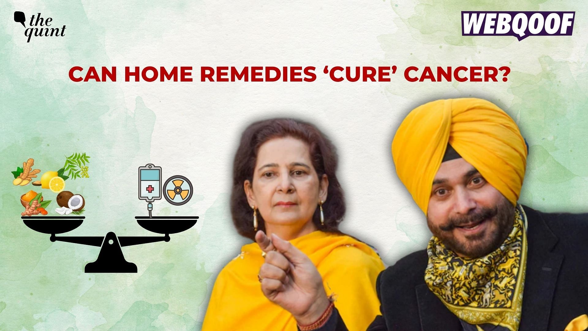 Navjot Singh Video: Can Special Diet & Home Remedies Really 'Cure' Cancer?