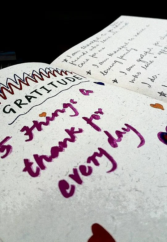 A gratitude journal works best for kids who are at least 7 years or older.