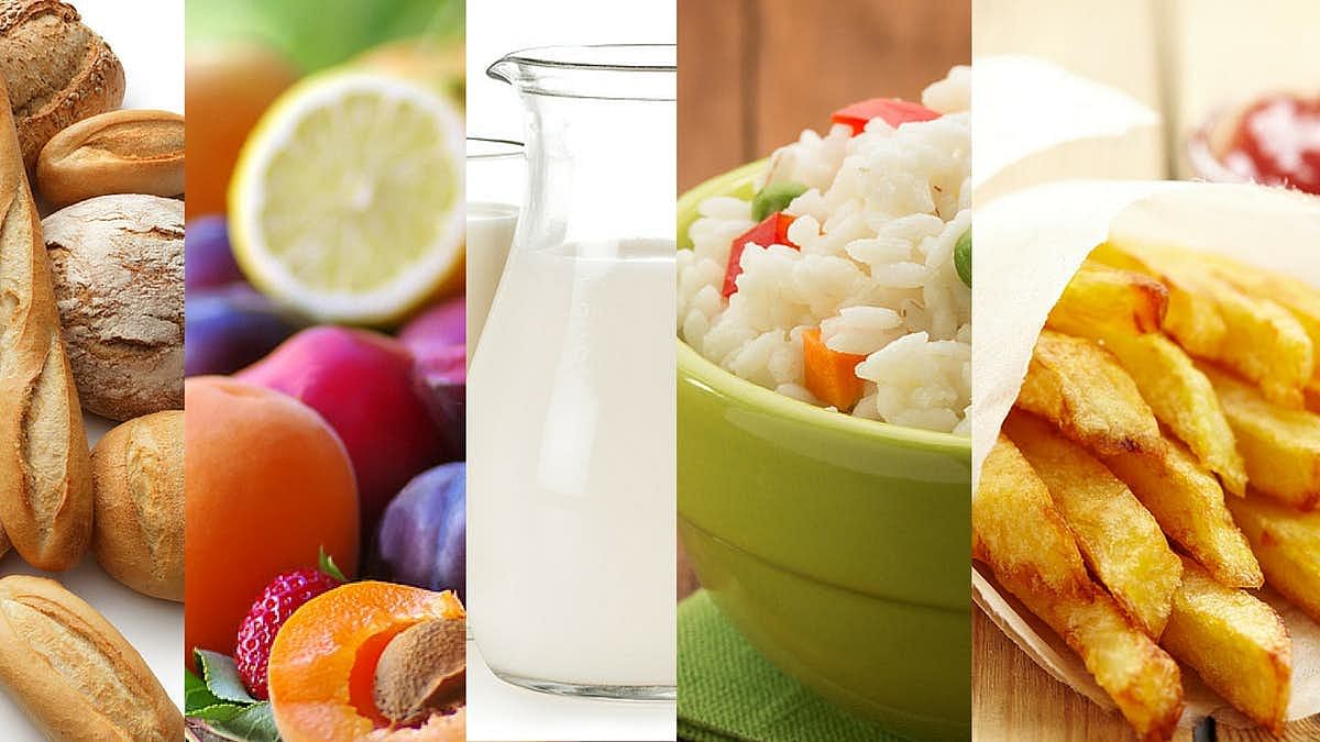 Bread, fruits, milk, rice, and potato are some of the things to be avoided in a keto diet.