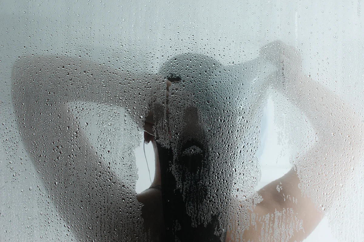 Ensure that you rinse out the shampoo and conditioner or any soapy products you use on your skin and hair really well.