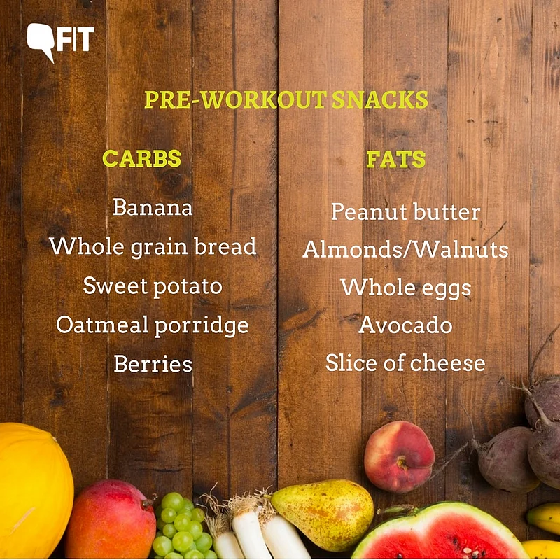 Carbs and Fats? Here’s What Your Pre-Workout Snack Should Include