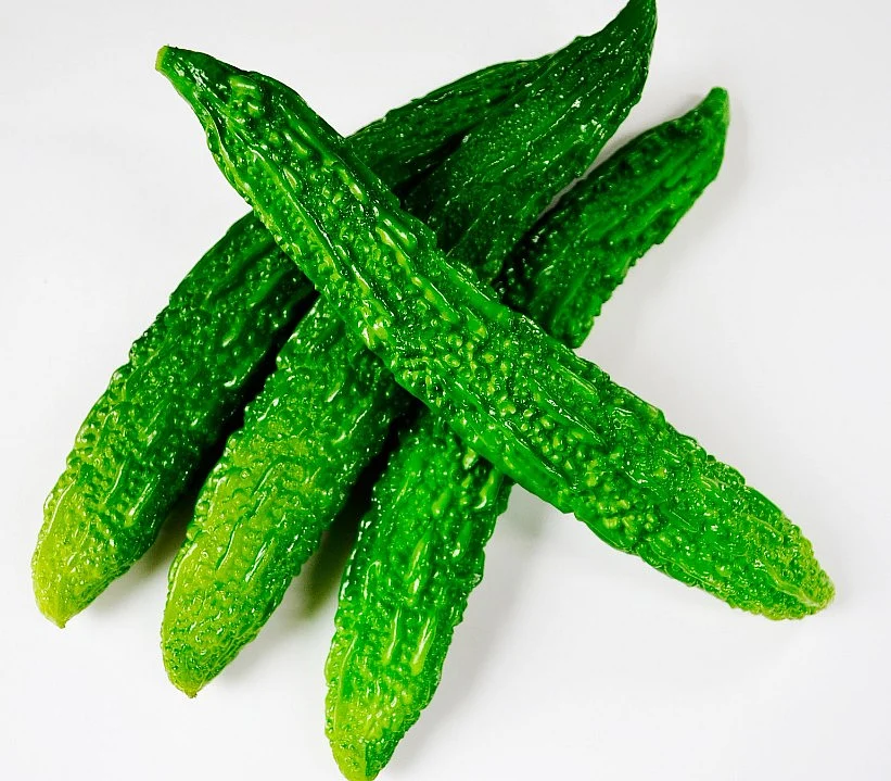 Bitter gourd or karela is rich in soluble fibre.