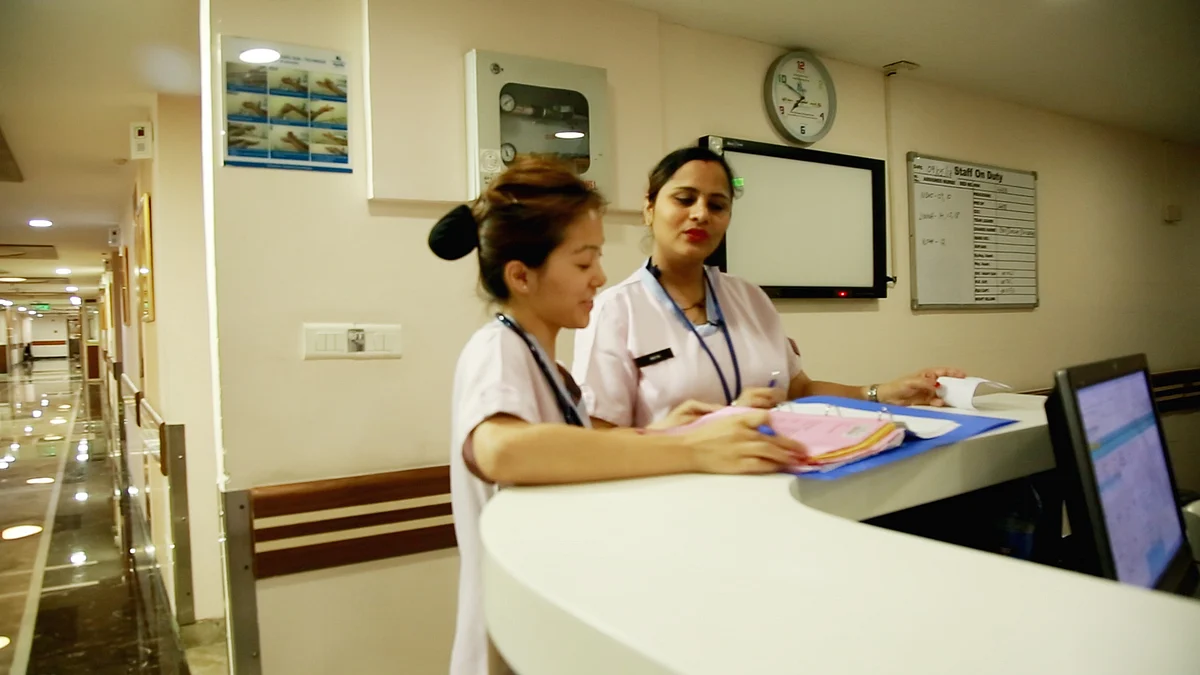 Working as a nurse often requires her to spend more time away from her family and home.