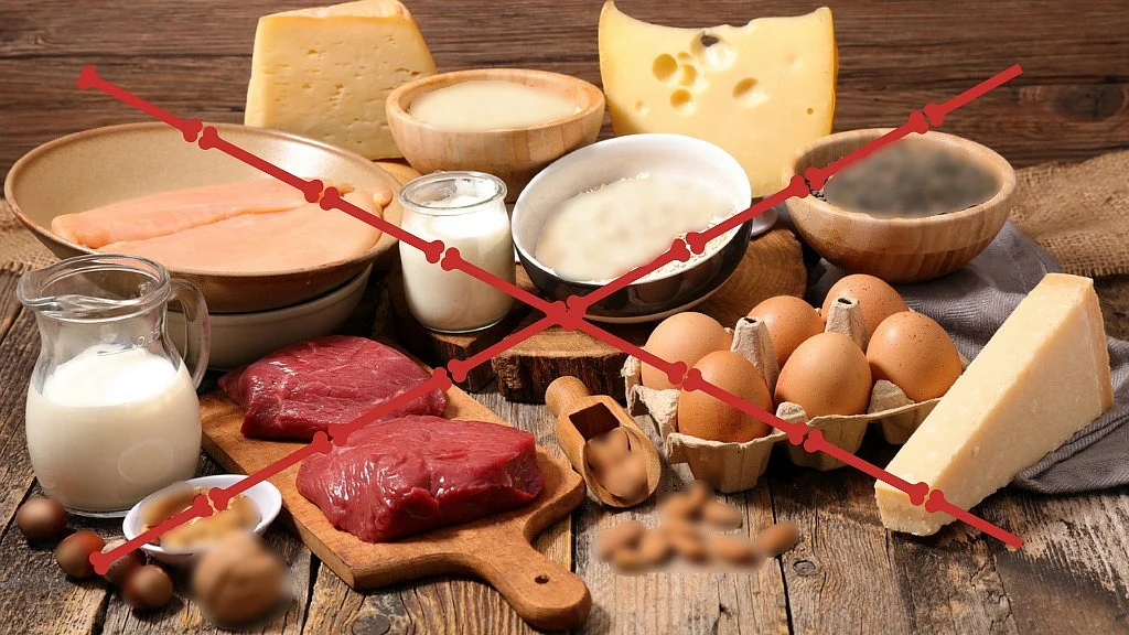 Anything that comes from an animal is excluded in a pure vegan diet, like meat and dairy products.