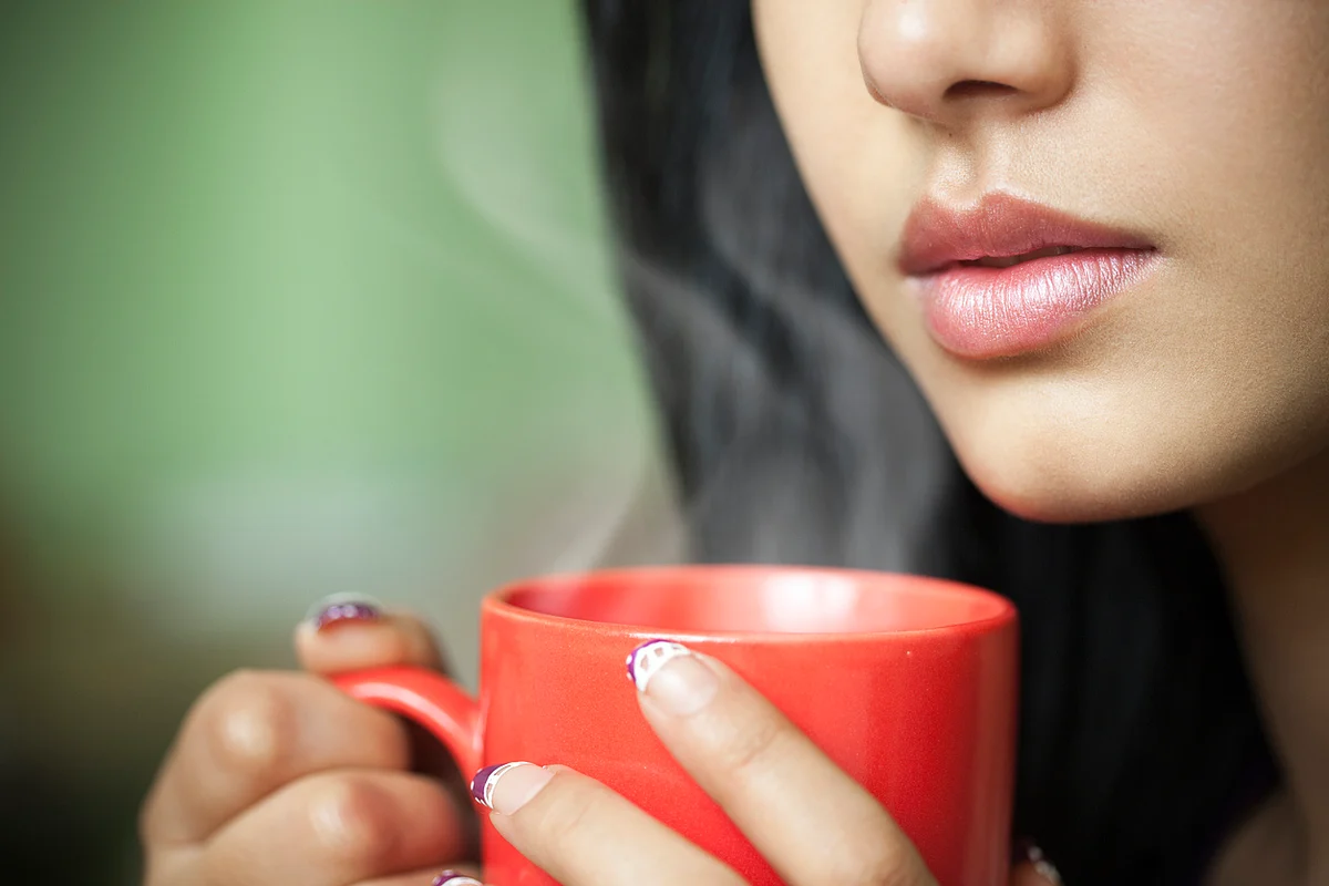 Consume hot beverages and soups.