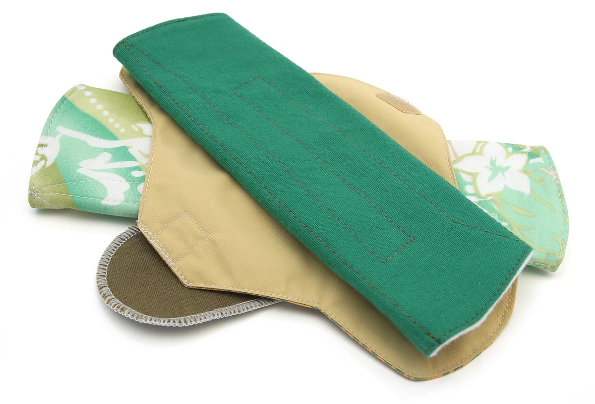 These biodegradable sanitary pads are made using natural products like banana or jute fibre or even re-usable clothes.