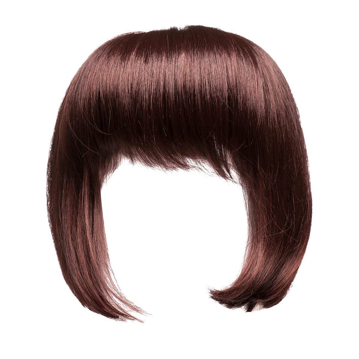 ‘I chose a wig with the hair I had always wanted – jet-black and poker straight.’
