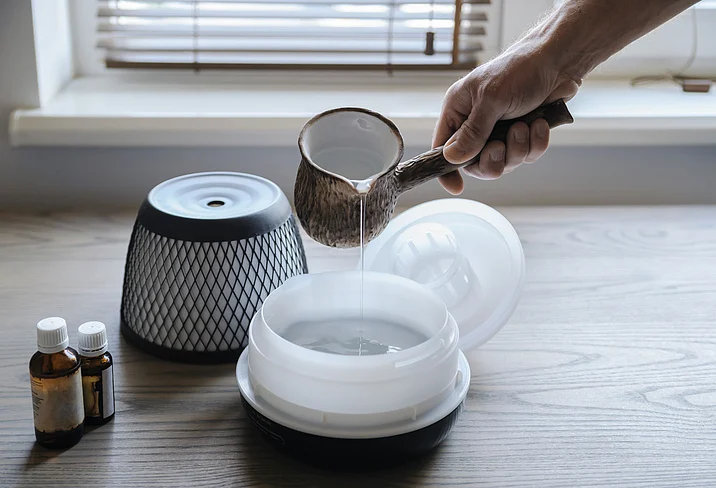 Add the mix of different oils to the diffuser and place outside the child’s room for a good night’s sleep.