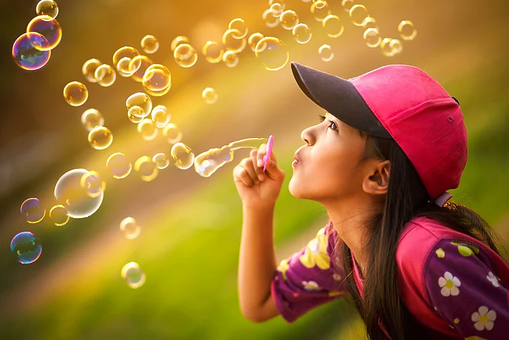 Make your own bubble mix.