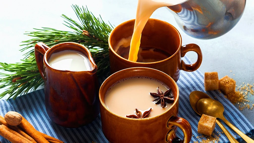 Yes, my chai looks a lot like the picture above.