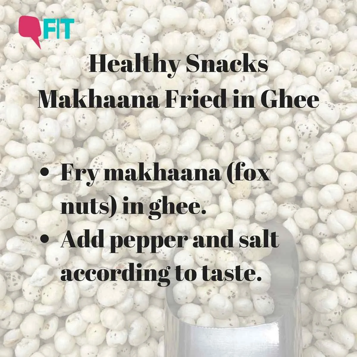 In case you want to ditch packaged makhana for ones fried at home, here’s how simple it is.