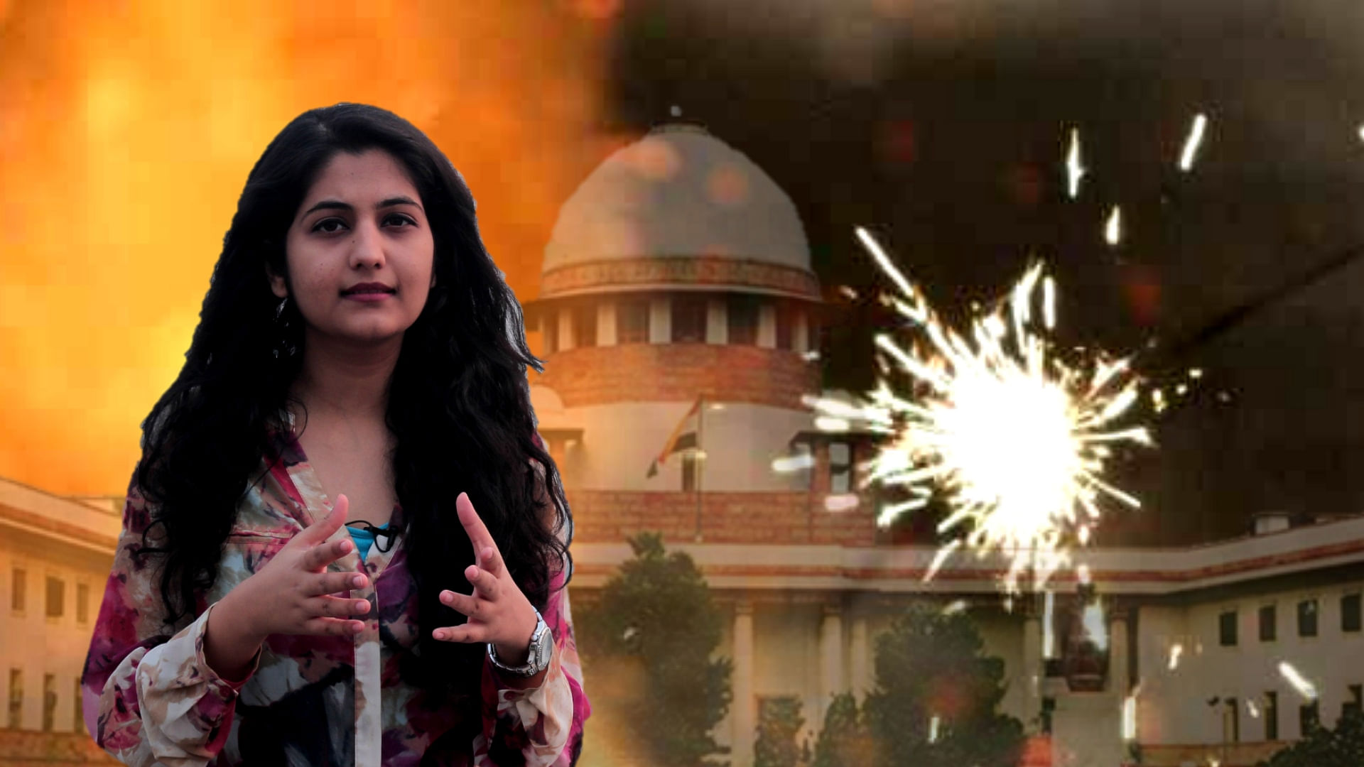 The restrictions on bursting crackers, that were put in place by the SC, were violated rampantly across India.