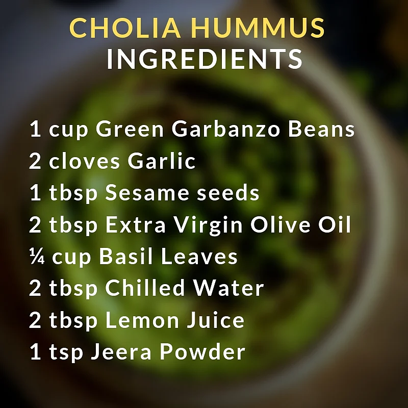 Try Our Green Chickpeas Hummus Recipe This Winter