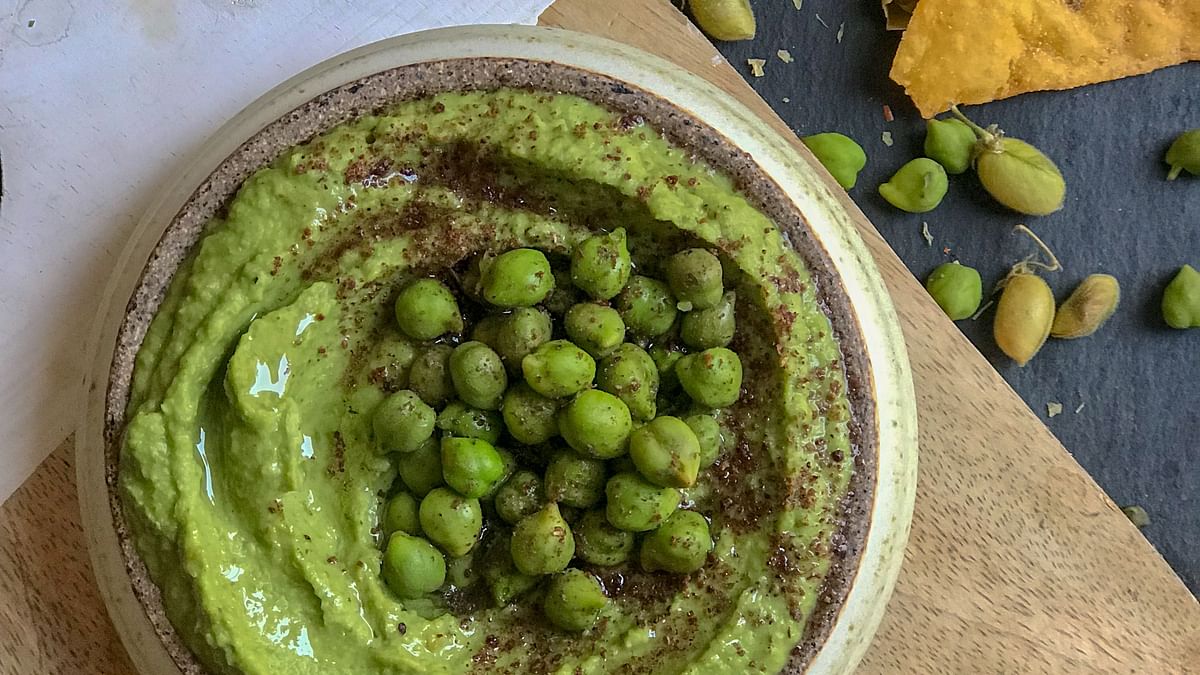  Try Our Green Chickpeas Hummus Recipe This Winter