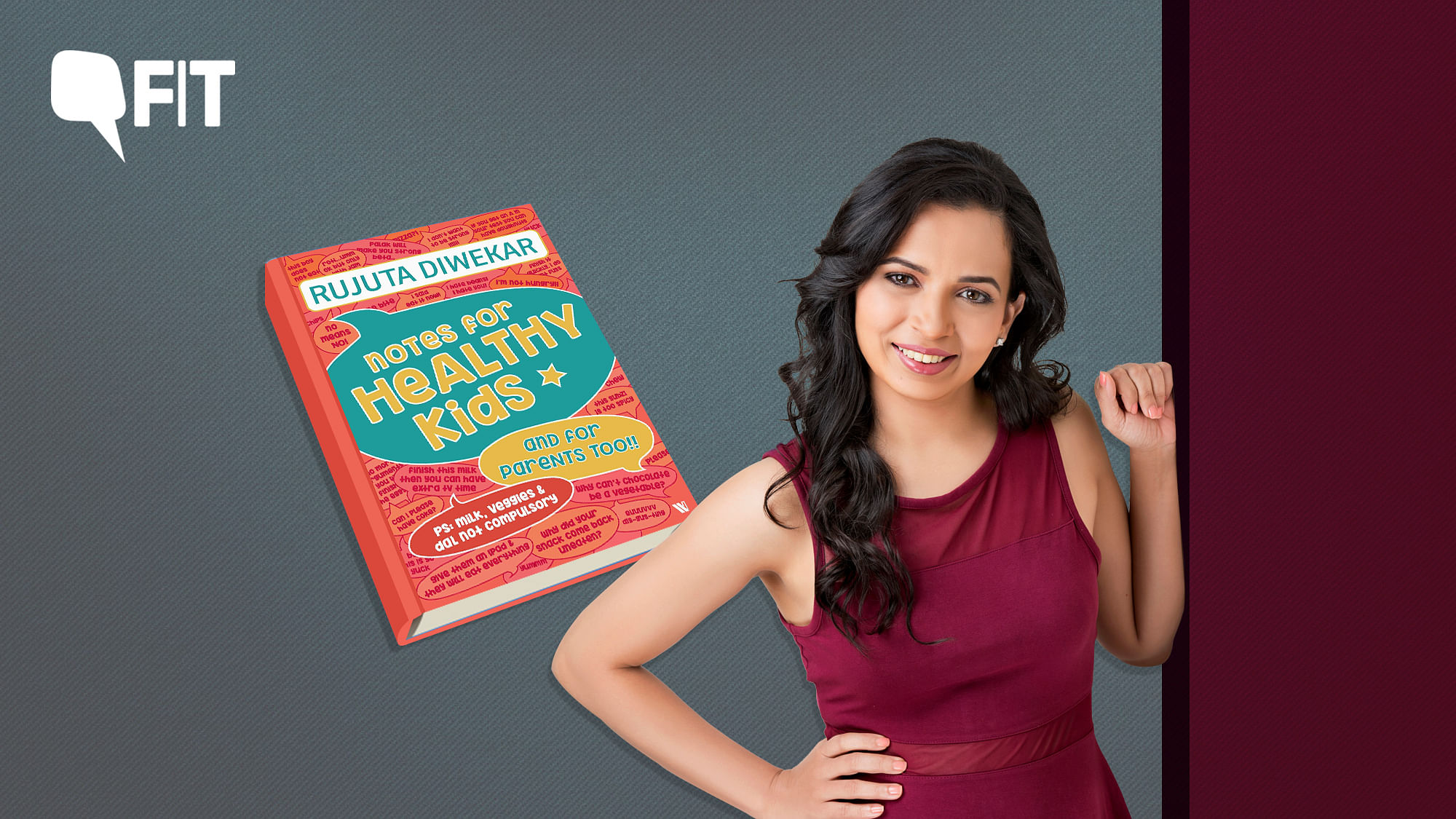  Celebrity nutritionist Rujuta Diwekar is making headlines with her new book ‘Notes for Healthy Kids’.