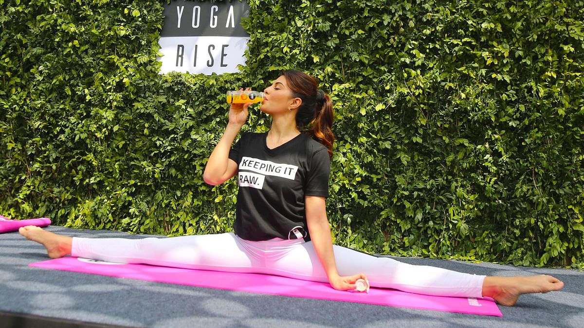 Here’s to Rainbow-Auras and Yoga  With Jacqueline Fernandez