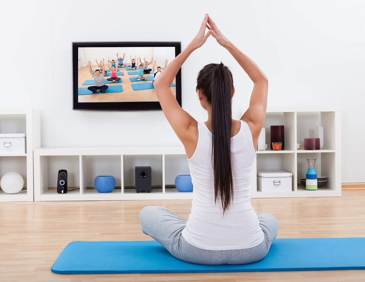 Millions of people throughout the world turn to the internet for fitness and yoga sessions. 