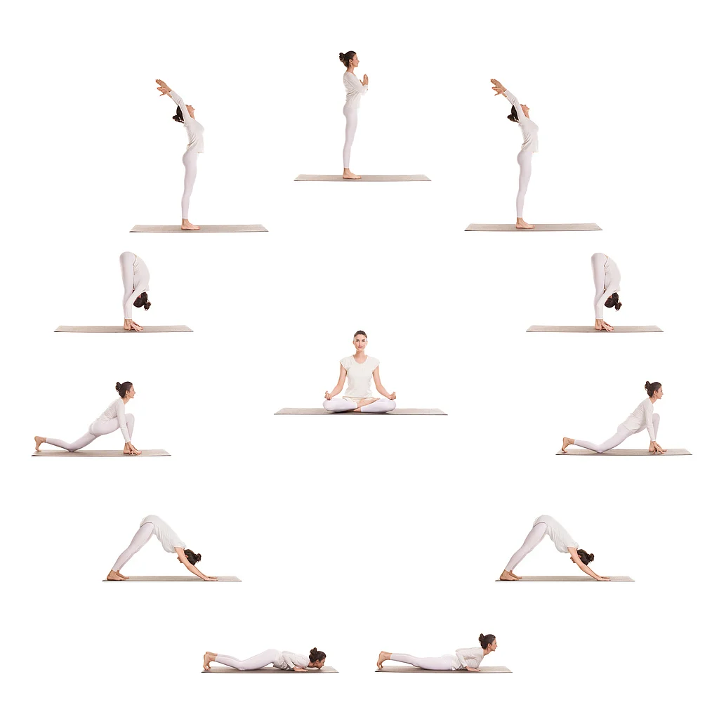 Surya Namaskars when done at a slow to medium pace are a great way to prepare your system for the workout ahead.