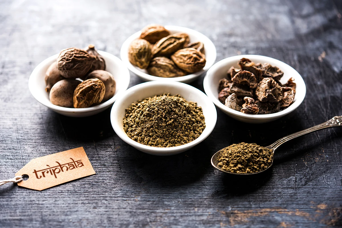 Triphala helps clear the toxic elements from the body.