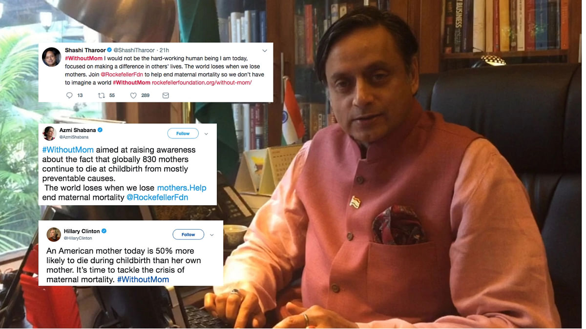 Mother’s Day: Shashi Tharoor, Hillary Clinton Tweet #WithoutMom