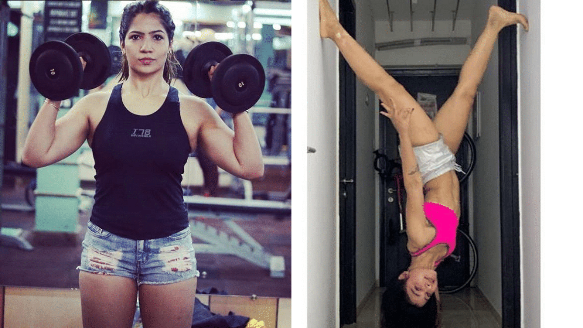 Juily (left) and Zareen (right) are fitness experts.