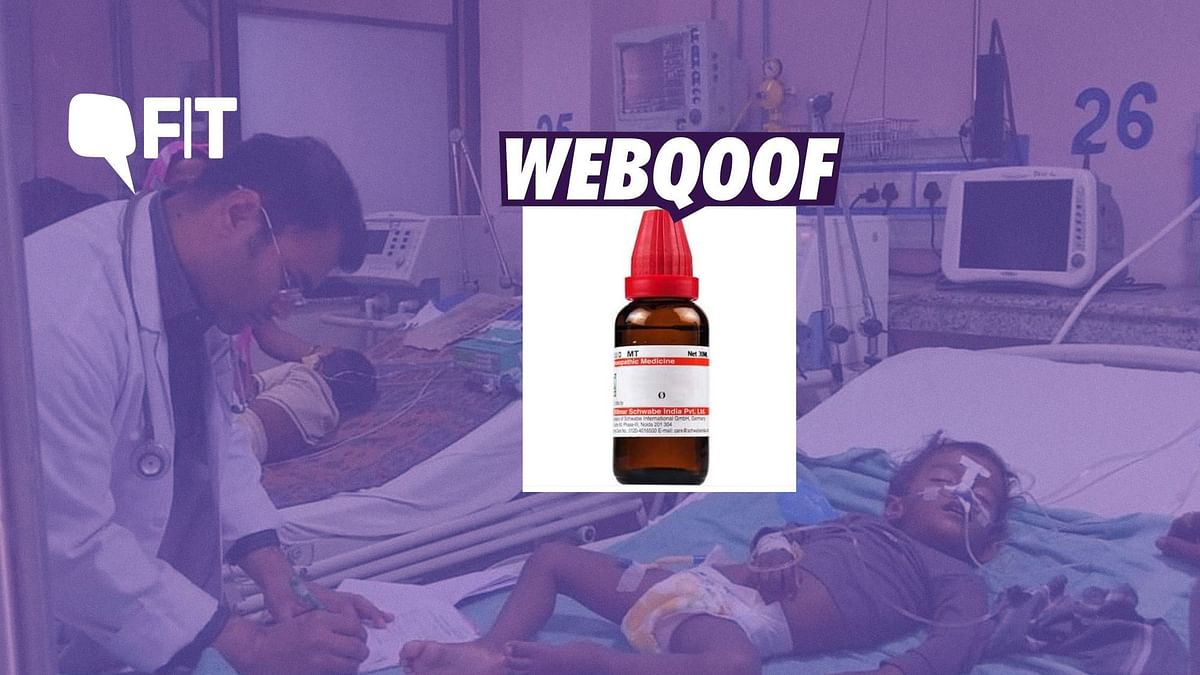 FIT WebQoof: Could This Homeopathic Medicine Treat Encephalitis?