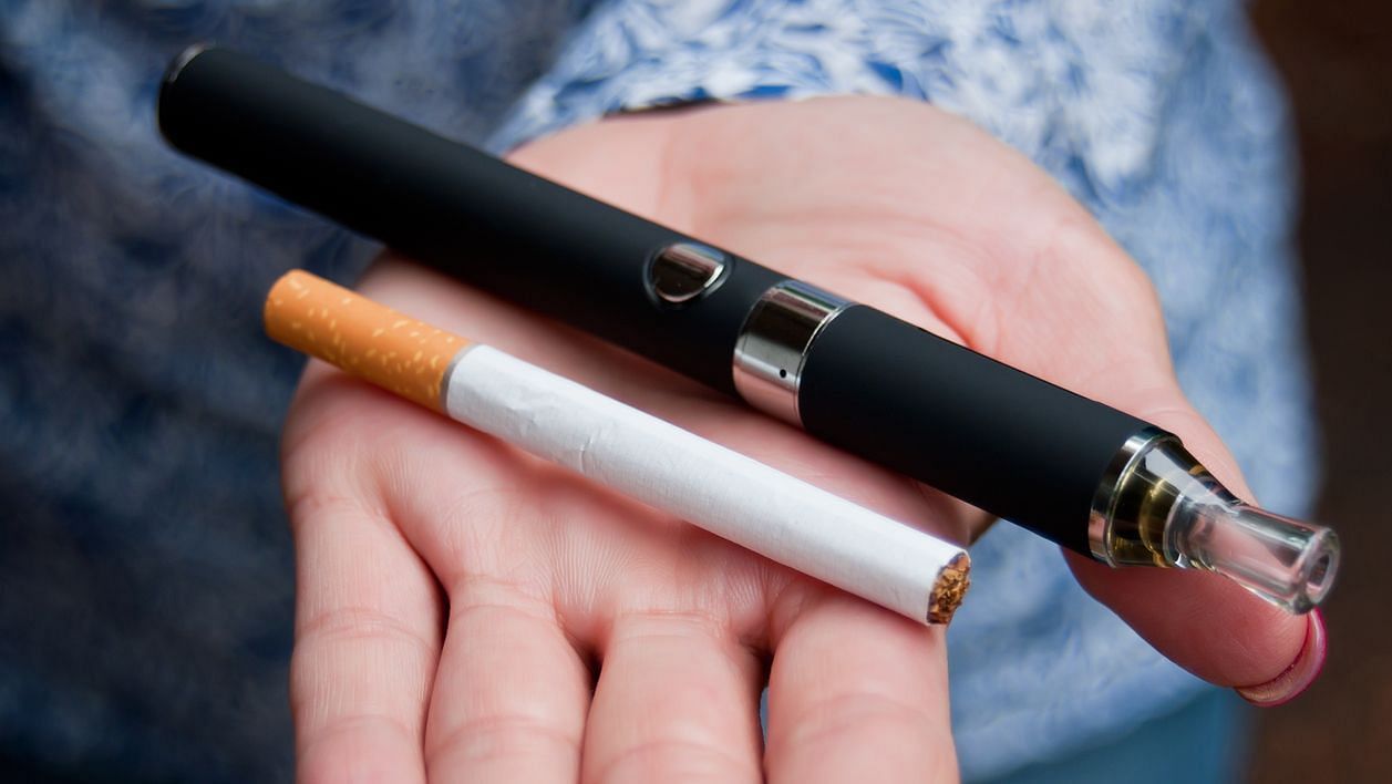 Only four percent people quit smoking successfully by taking up e-cigarettes.