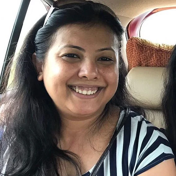 Pre-pregnancy picture — weighing 73 kgs.