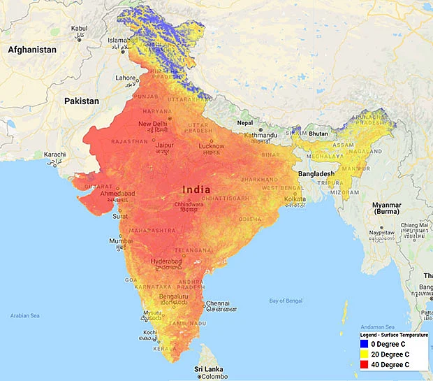 Upto 37% of Indians were exposed to high temperatures (air temperature) of over 40 deg C for 10 hours or more in a day in 2019, up from 27.42% in 2018, according to satellite data.