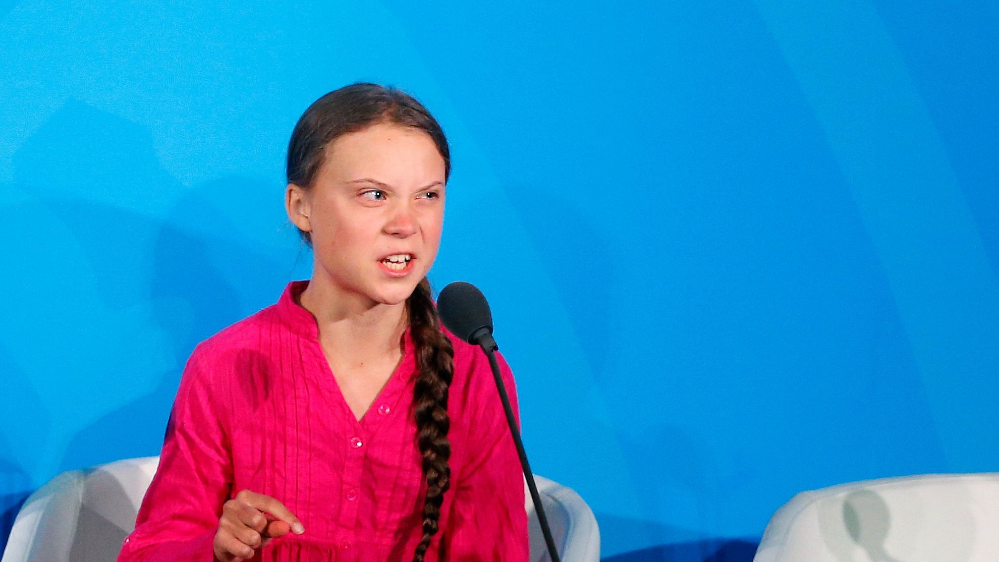 “How dare you,” says environmental activist Greta Thunberg, of Sweden, at the Climate Action Summit in the United Nations General Assembly, at U.N. headquarters, Monday, 23 September, 2019