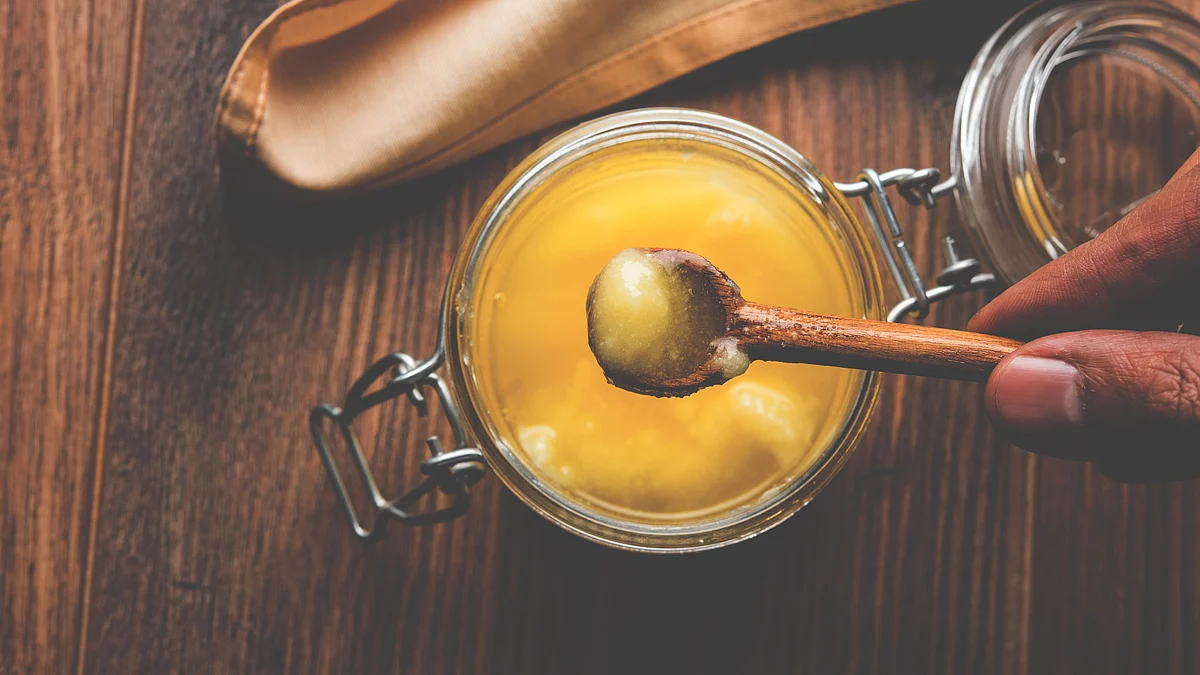 Ghee is a vital food in Ayurvedic diet.
