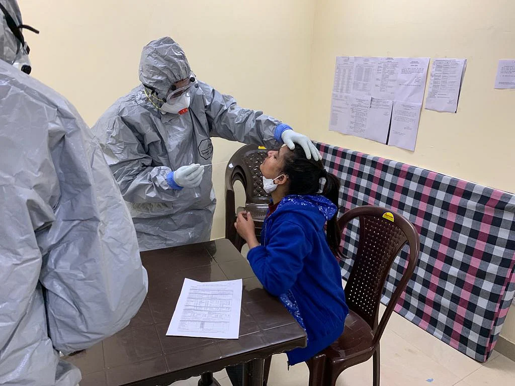 An expert team of doctors is monitoring the inmates