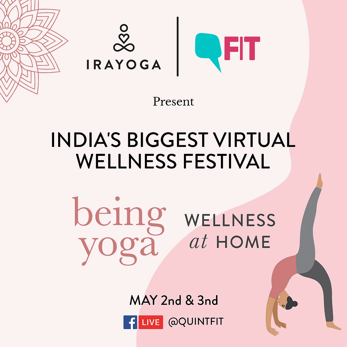 FIT & Ira Yoga Bring You India’s Biggest Virtual Wellness Festival