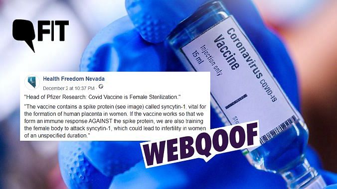 No, Pfizer’s COVID Vaccine Does Not Cause ‘Female Sterilisation’