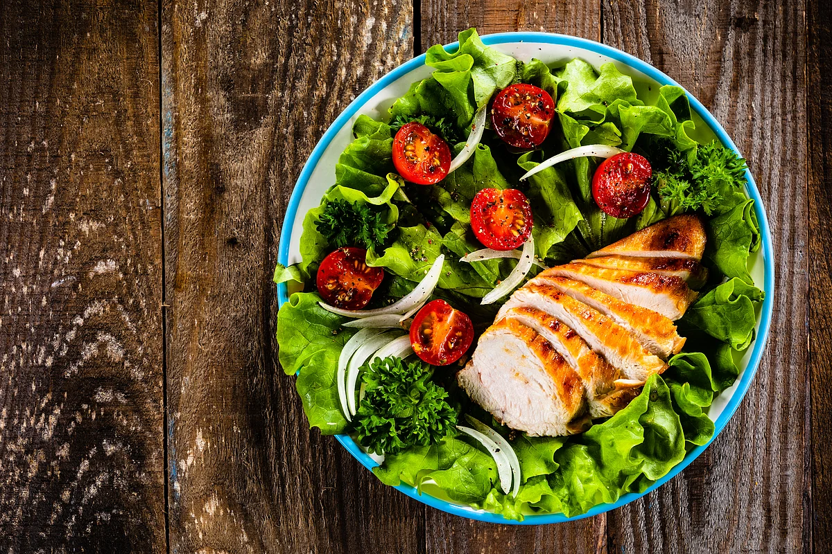 Roast chicken salad