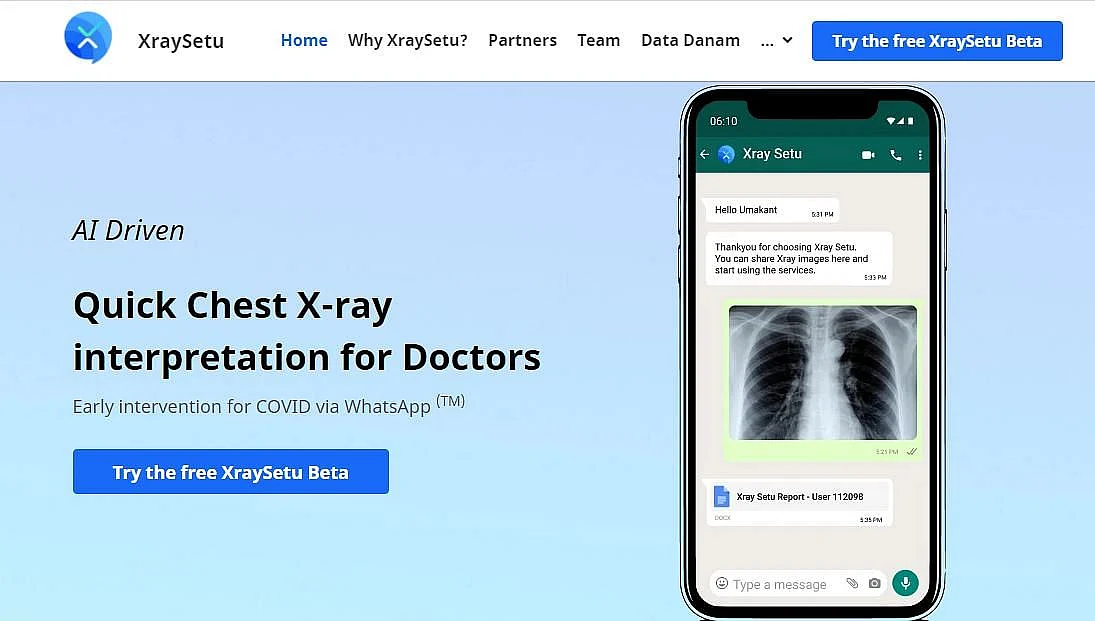 Xray Setu: Can AI Help Doctors Detect COVID Using WhatsApp?